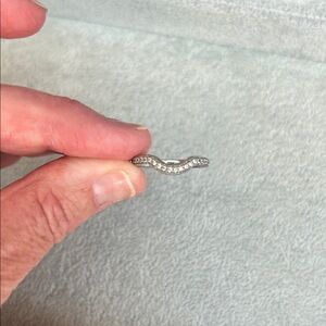 Judith Ripka Silver Wave Ring